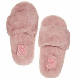 Victoria's Secret Faux Fur Slippers Large (Sz9-10)